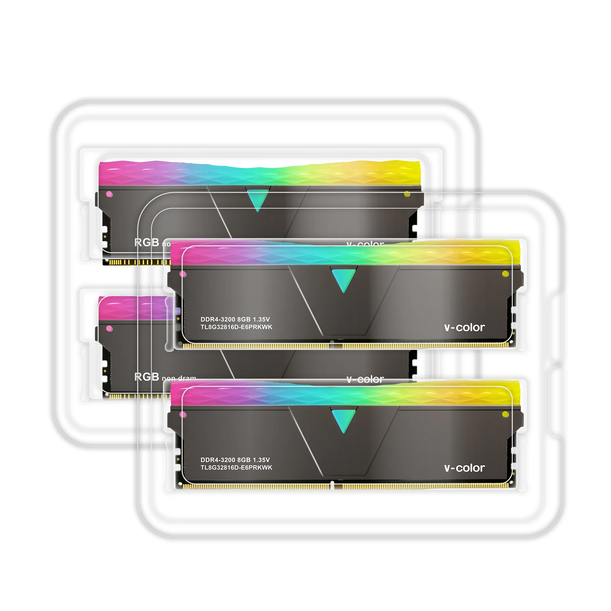 DDR4 | SCC Kit 2+2 Prism Pro RGB | 16GB (8GBx2) | Gaming Memory | U-DIMM - Image 8