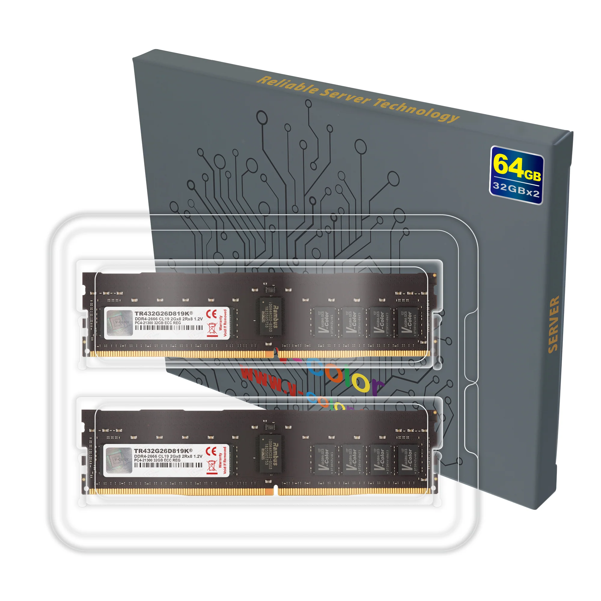 DDR4 | 64GB (32GBx2) | ECC R-DIMM | Server Memory - Image 6