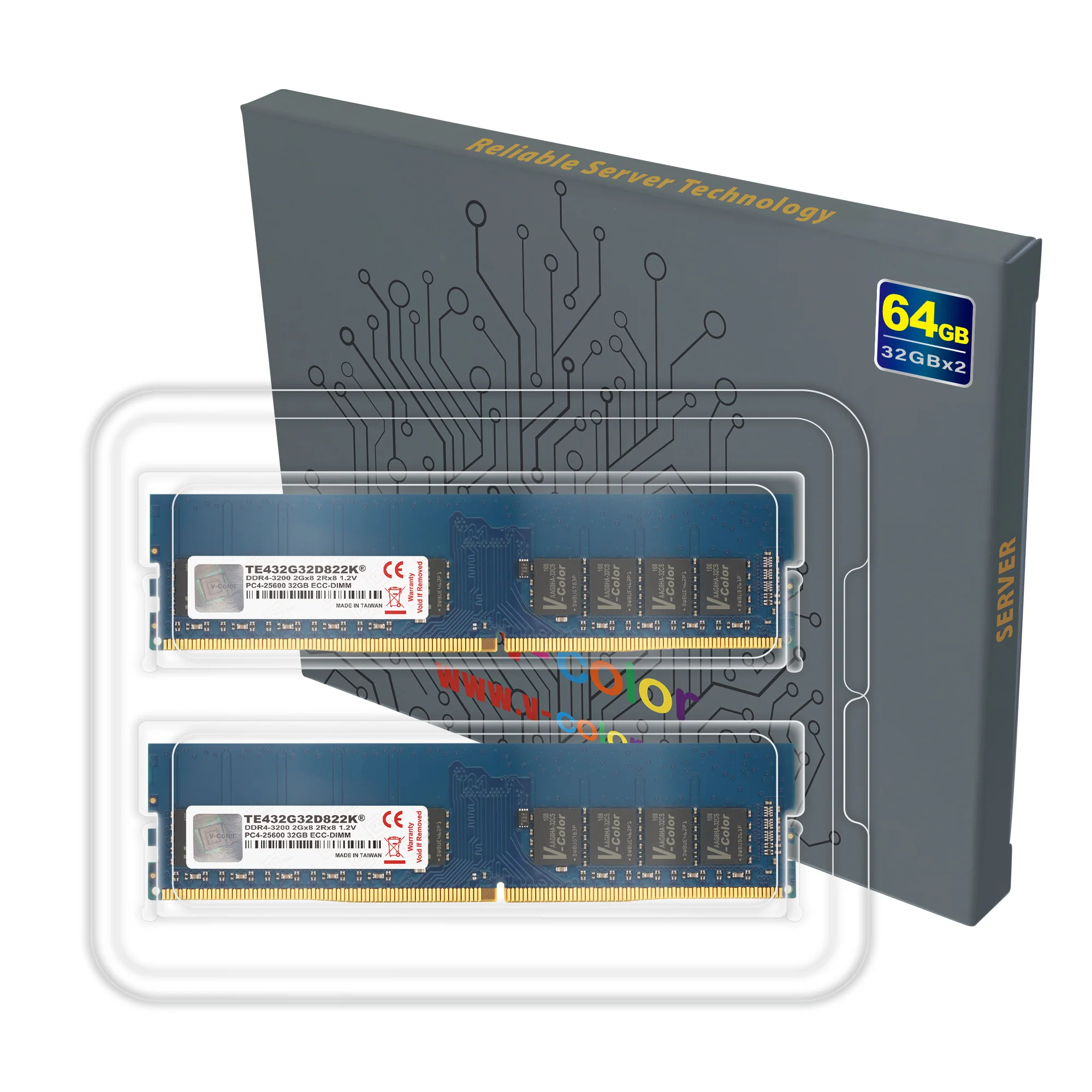 DDR4 | 64GB (32GBx2) | ECC U-DIMM | Server Memory - Image 3