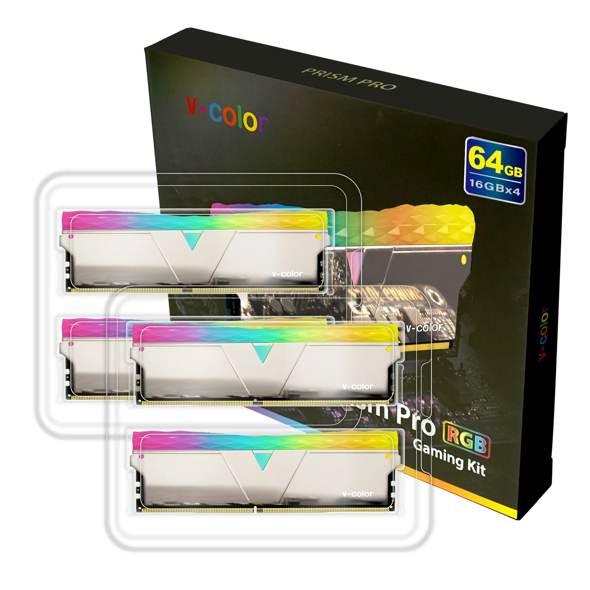 DDR4 | Prism Pro RGB | 64GB (16GBx4) | Gaming Memory | U-DIMM - Image 22