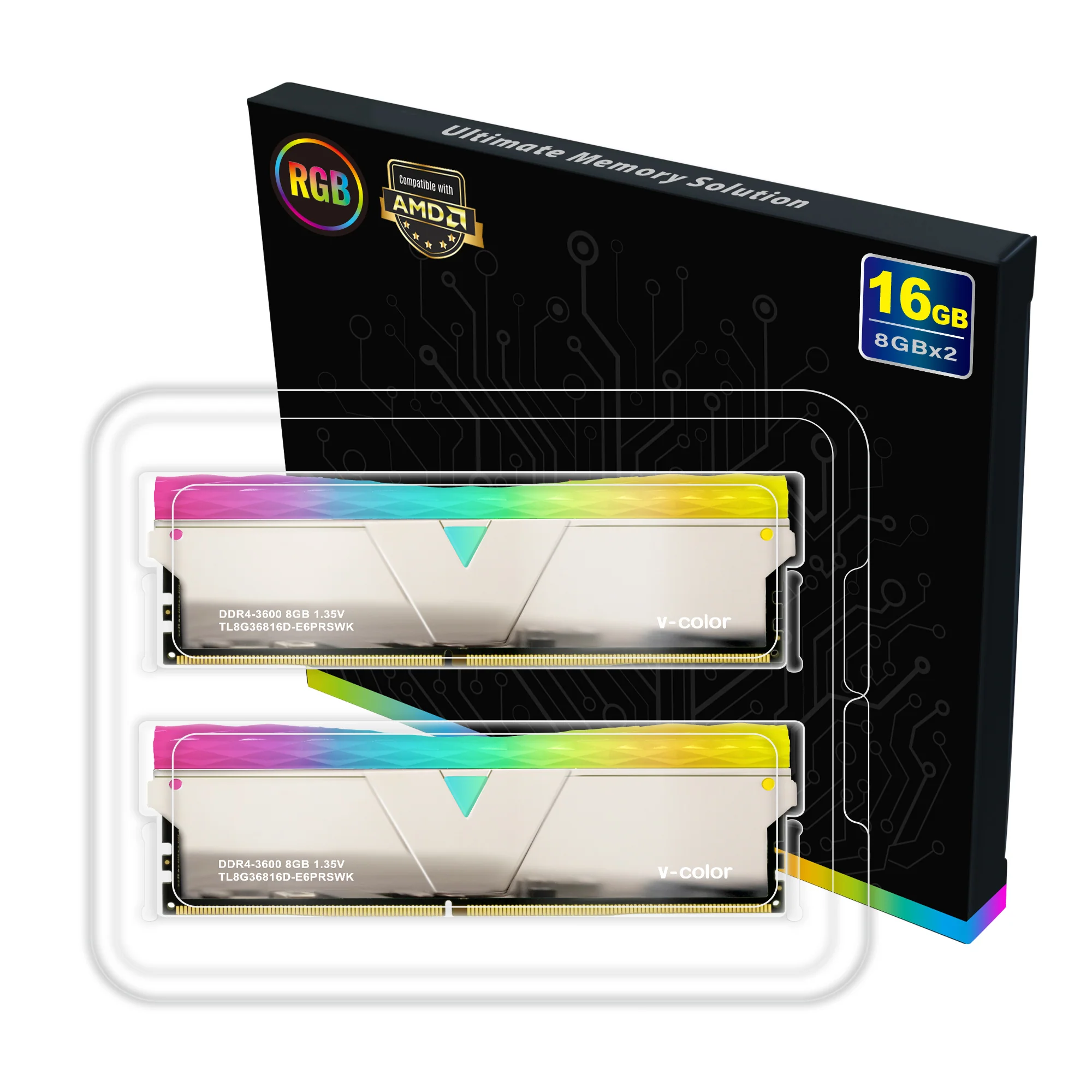 DDR4 | Prism Pro RGB | 16GB (8GBx2) | Gaming Memory | U-DIMM - Image 12