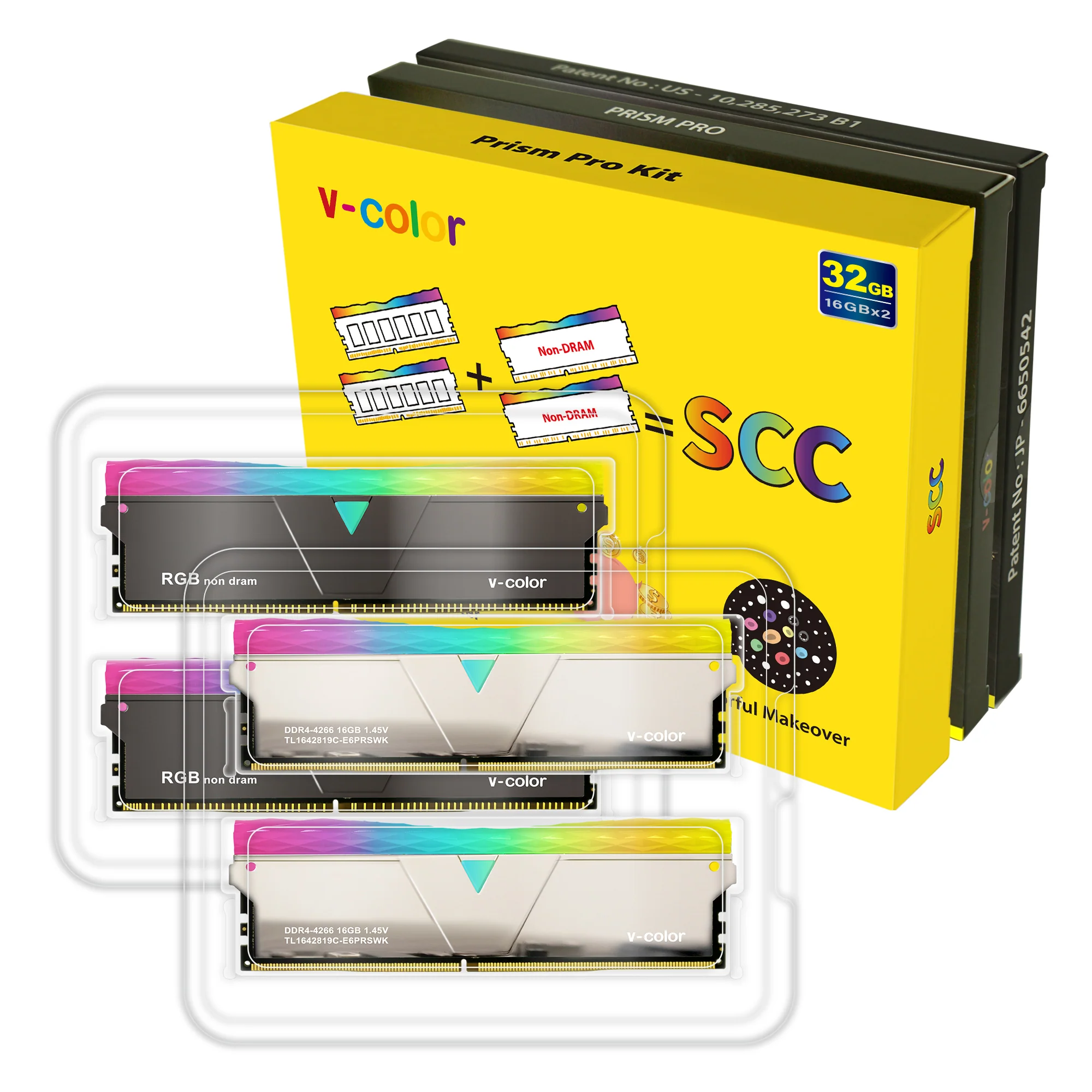 DDR4 | SCC Kit 2+2 Prism Pro RGB | 32GB (16GBx2) | Gaming Memory | U-DIMM - Image 57
