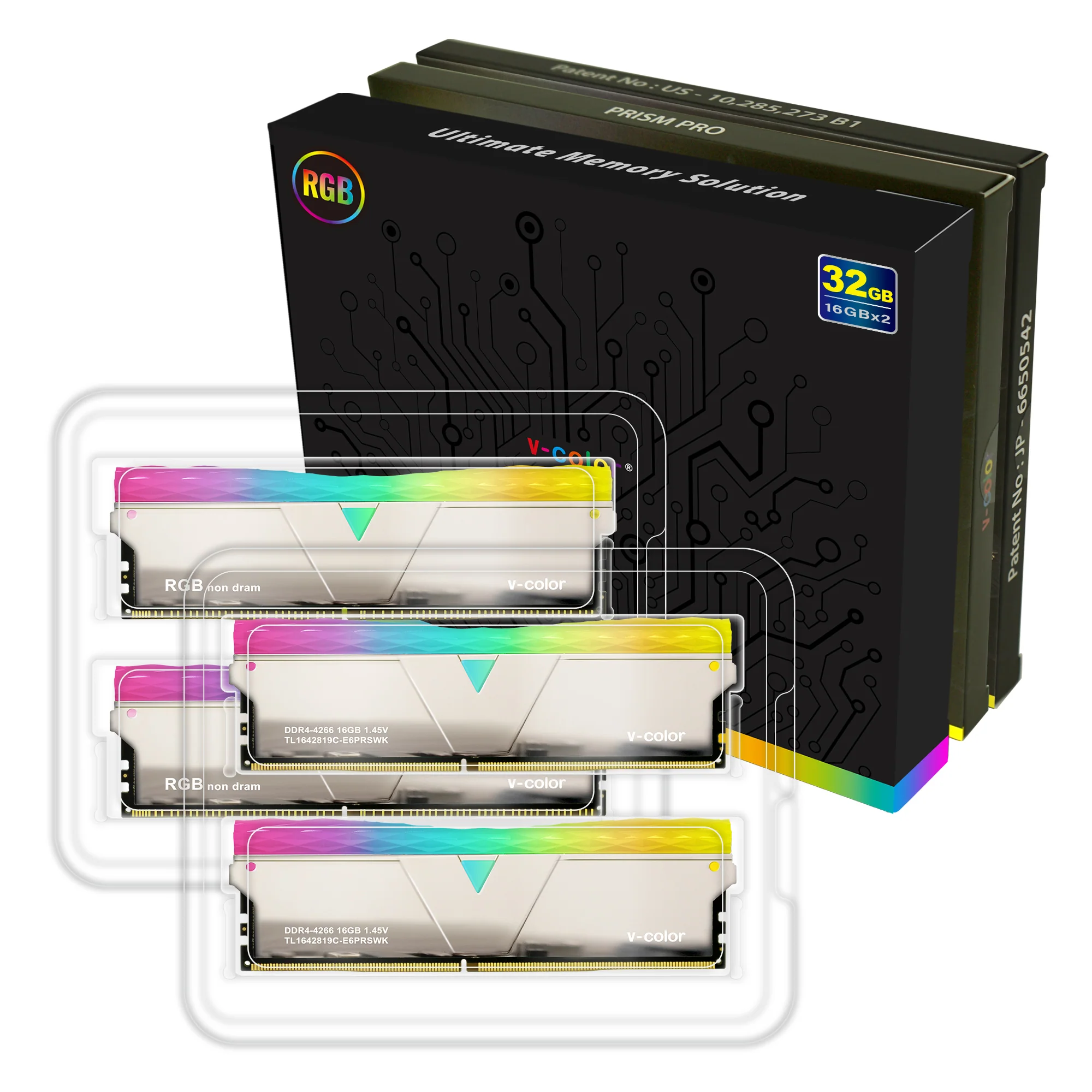 DDR4 | SCC Kit 2+2 Prism Pro RGB | 32GB (16GBx2) | Gaming Memory | U-DIMM - Image 62