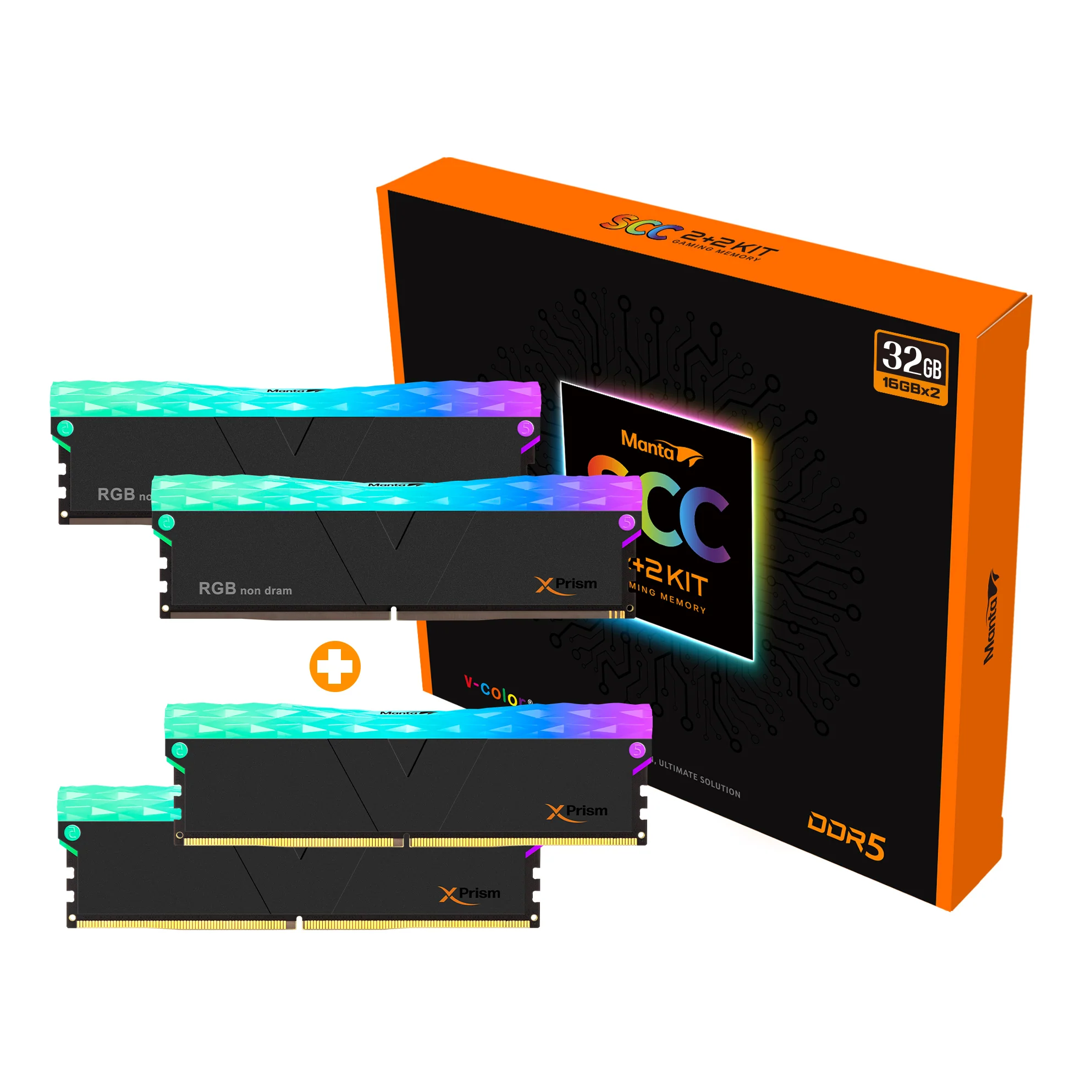DDR5 | [Manta] XPrism RGB | SCC KIT | 32GB (16GBx2) | INTEL XMP | Gaming Memory - Image 4