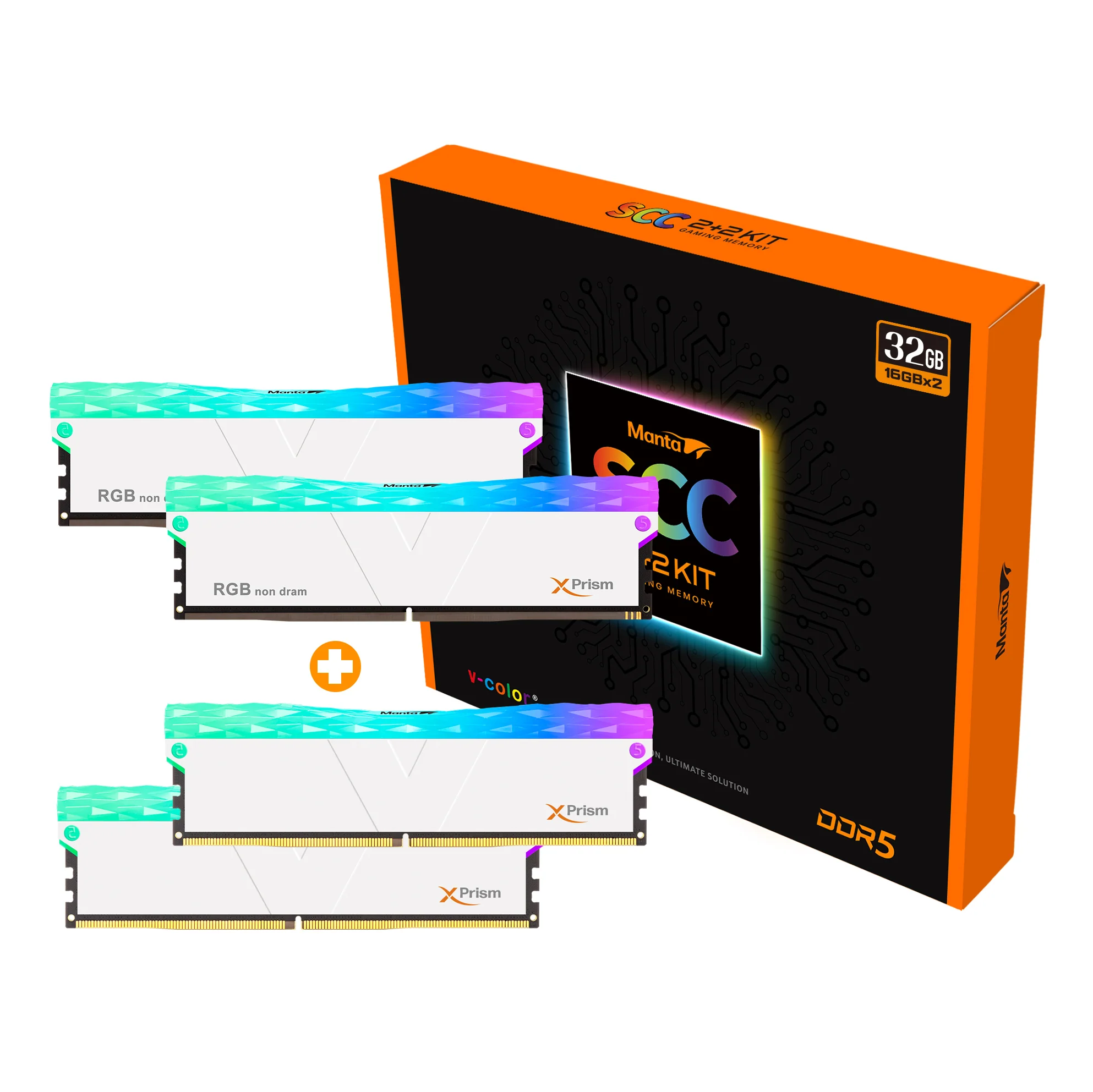 DDR5 | [Manta] XPrism RGB | SCC KIT | 32GB (16GBx2) | INTEL XMP | Gaming Memory - Image 6