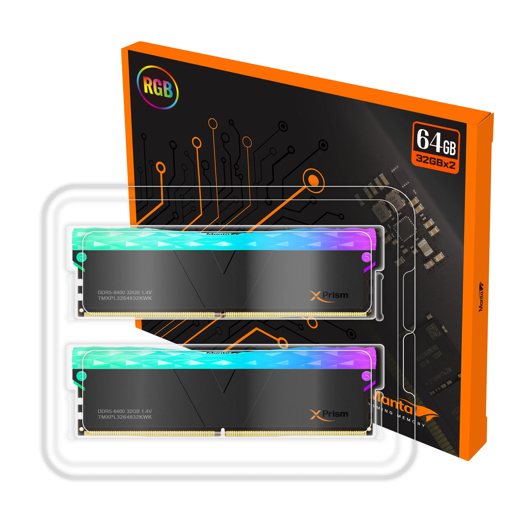 DDR5 | [Manta] XPrism RGB | 64GB (32GBx2) | INTEL XMP | Gaming Memory - Image 27