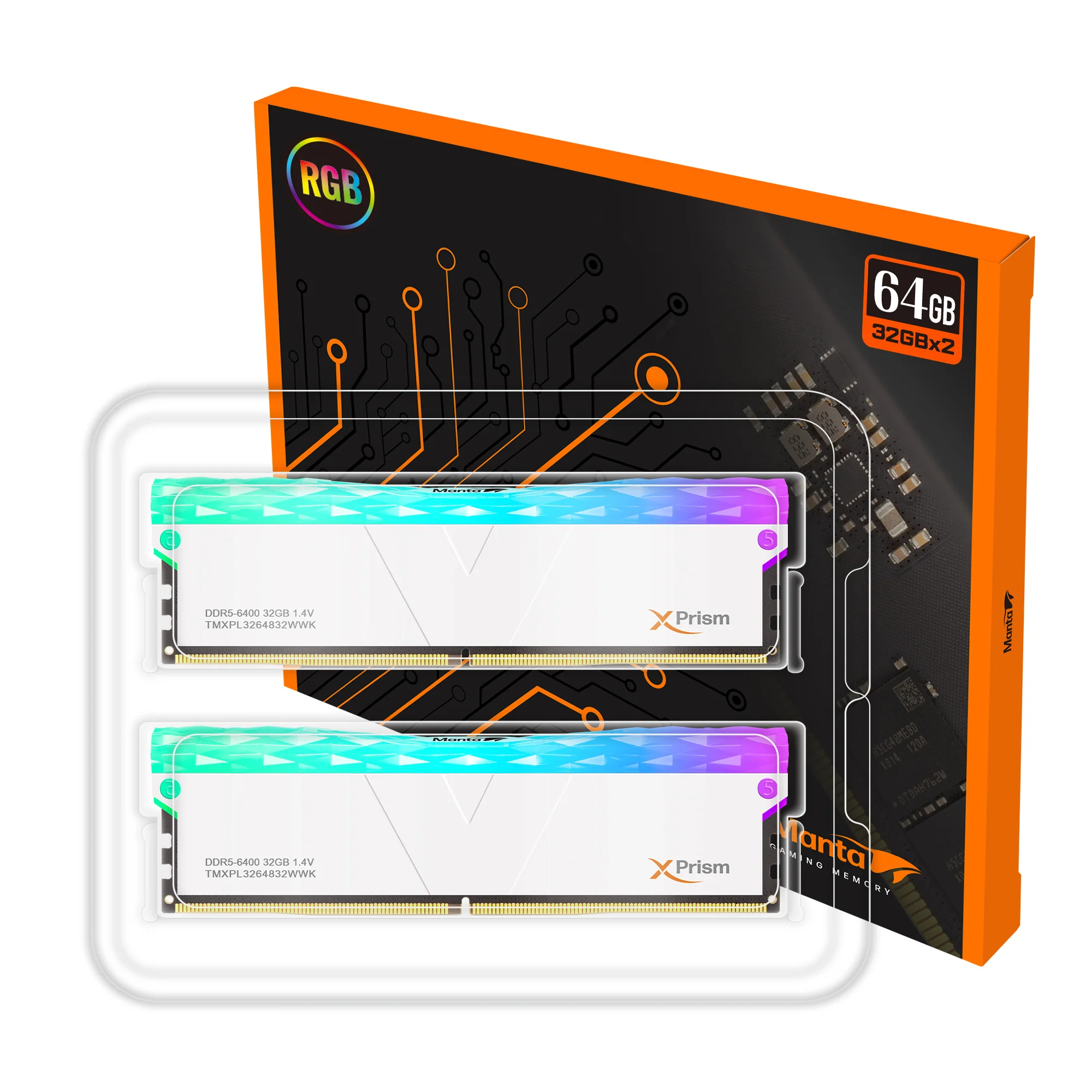 DDR5 | [Manta] XPrism RGB | 64GB (32GBx2) | INTEL XMP | Gaming Memory - Image 31