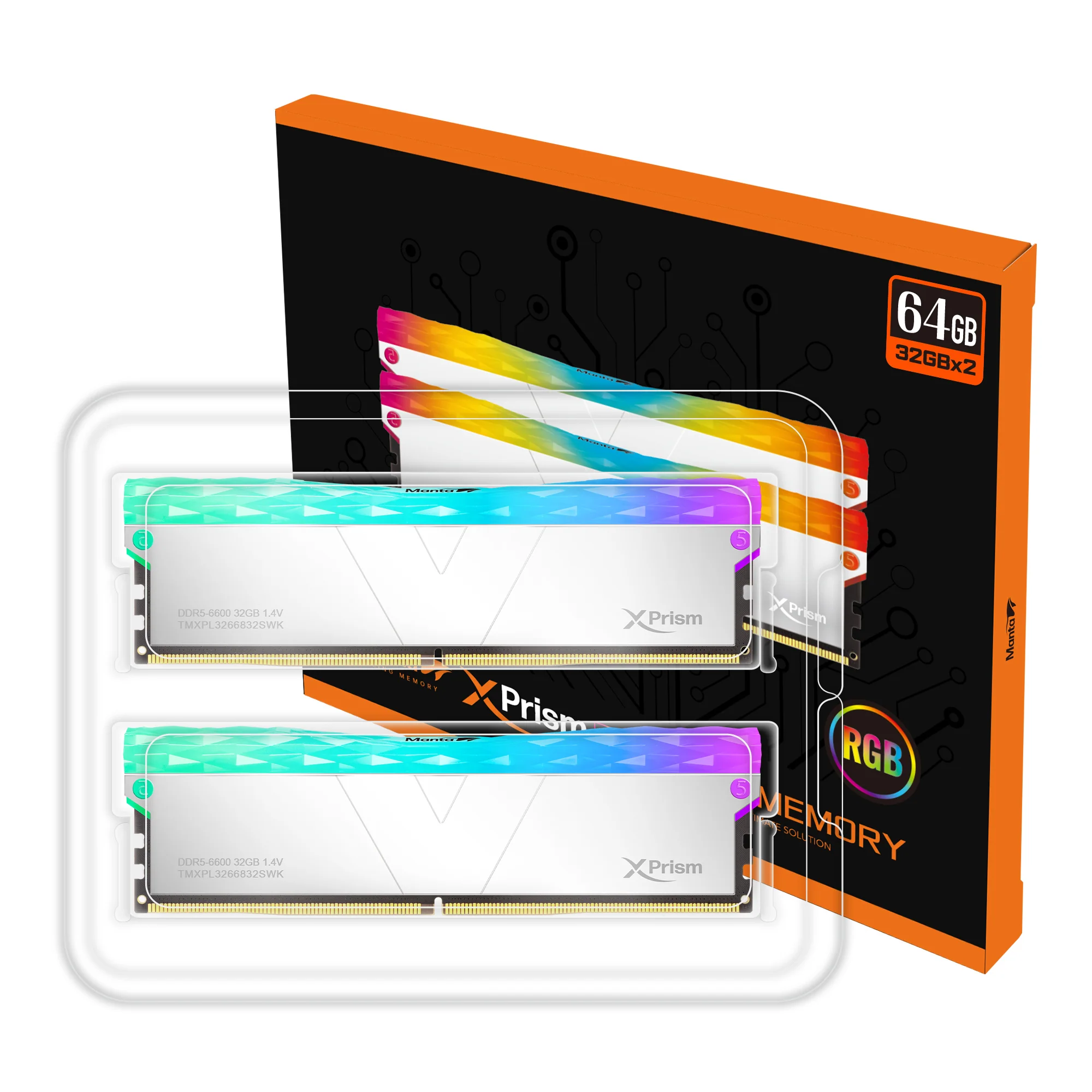 DDR5 | [Manta] XPrism RGB | 64GB (32GBx2) | INTEL XMP | Gaming Memory - Image 47