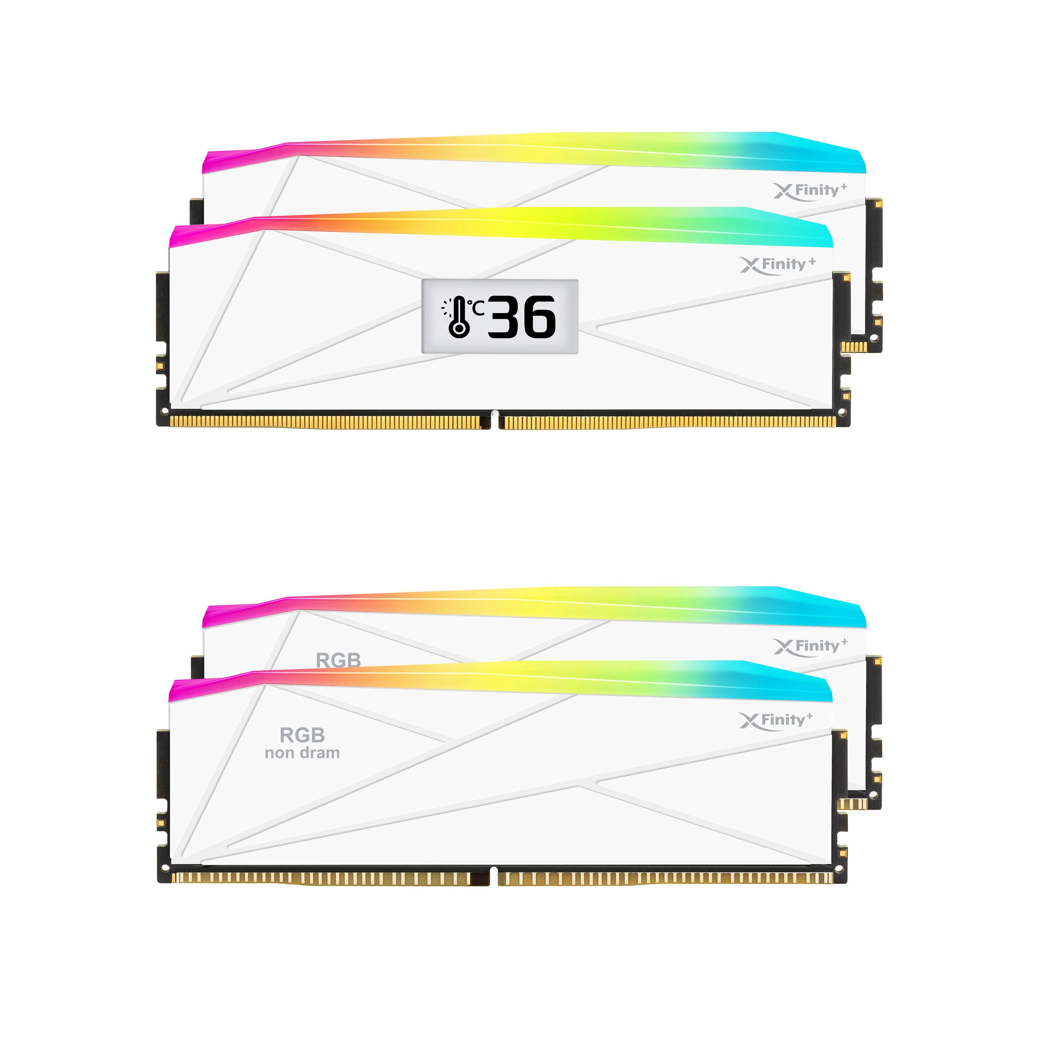 OLED DDR5 | [Manta] XFinity+ ARGB | Gaming Memory | White Edition - Image 4