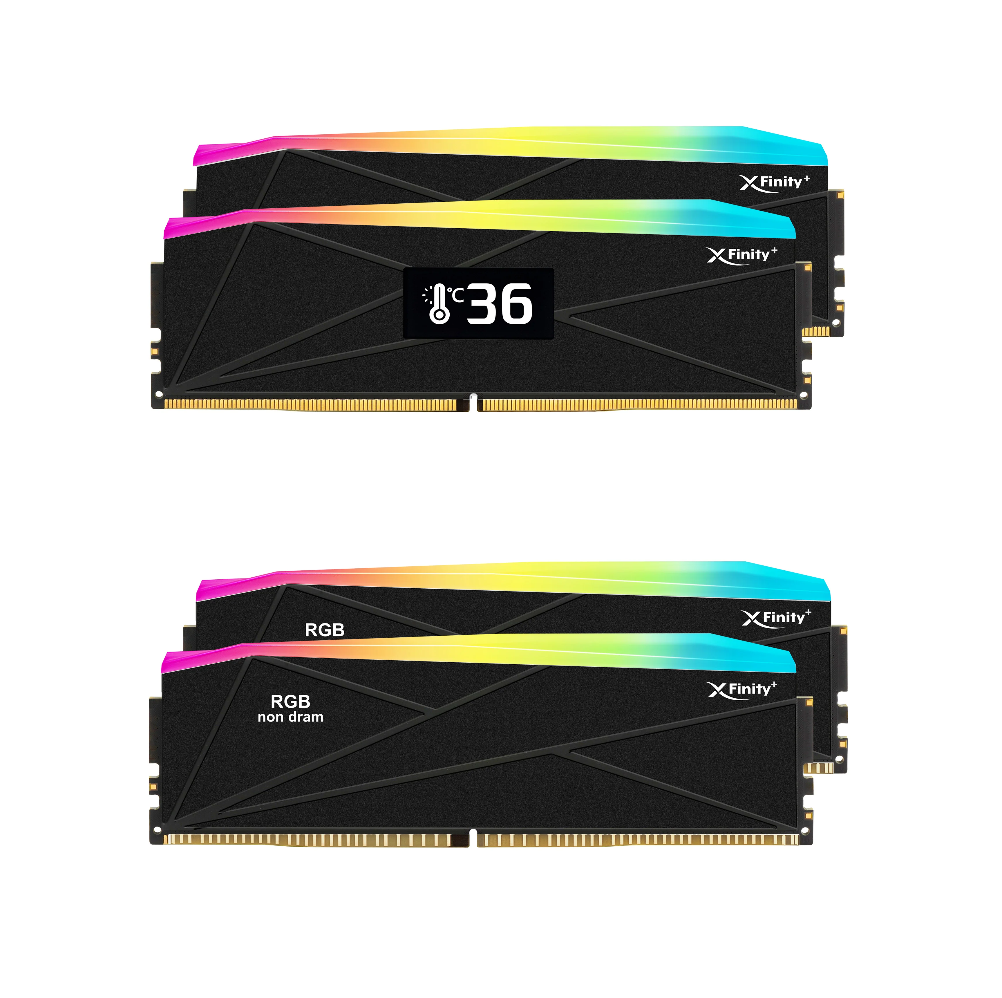 OLED DDR5 | [Manta] XFinity+ ARGB | Gaming Memory | Black Edition - Image 3